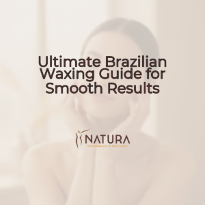 A woman with glowing skin touching her face, set against a blurred warm beige background, evoking a spa-like feel.